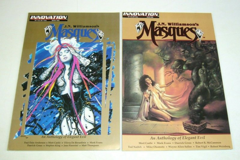 Masques #1-2 VF complete series - stephen king - tim vigil - boris & olivia