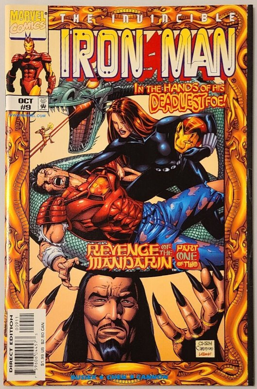 Iron Man #9 Marvel Comics 1998 VF to NM 1st Winter Guard Black Widow