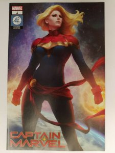 CAPTAIN MARVEL 1 2019 STANLEY ARTGERM LAU COLLECTIBLE EXCLUSIVE TRADE VARIANT NM