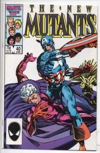 NEW MUTANTS #40, NM- Magneto Marvel 1983 1986, more in store