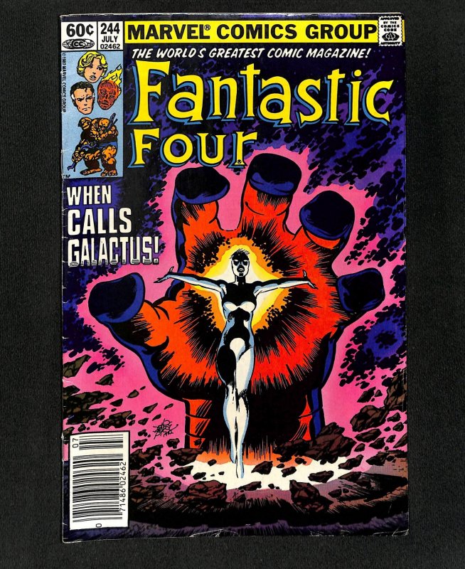 Fantastic Four #244 Newsstand Variant 1st Nova!