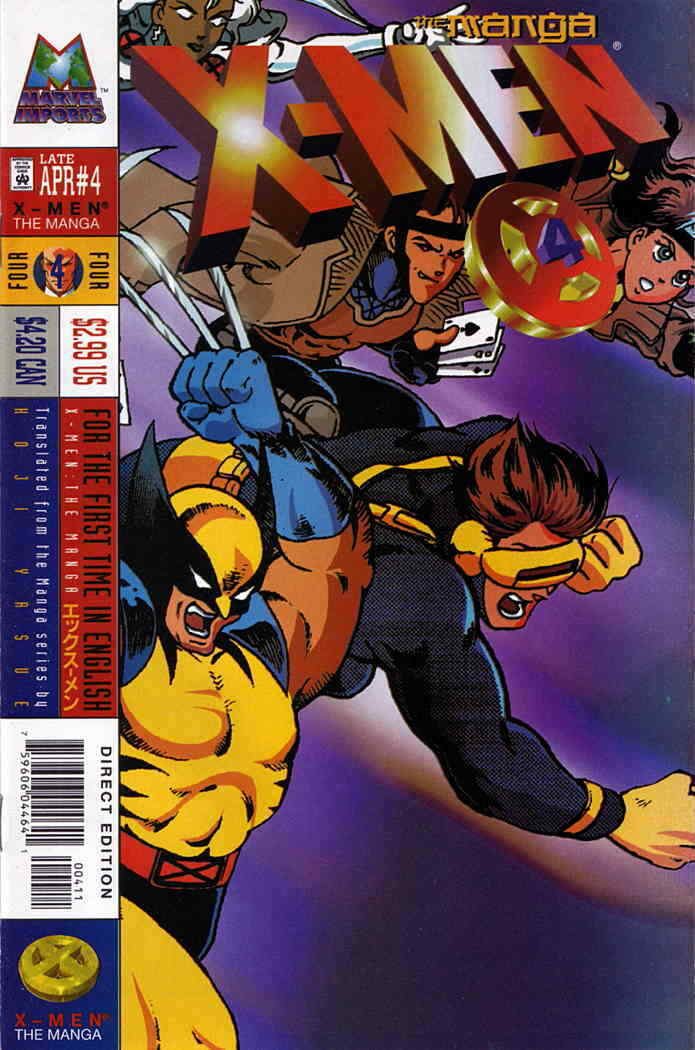 X Men The Manga 4 Vf Nm Marvel Comic Books Modern Age Marvel X Men Superhero Hipcomic