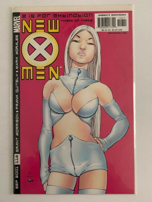 New X-Men #116 E is for Extinction part 3 2001 Marvel Comics NM