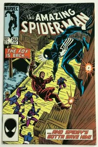 AMAZING SPIDER-MAN#265 NM 1985 FIRST SILVER SABLE MARVEL COMICS