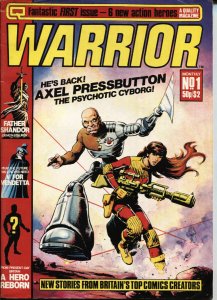 Warrior #1--1982--1st appearance of MARVELMAN / MIRACLEMAN--COMIC--MAGAZINE--UK