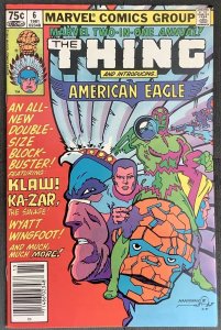 Marvel Two-In-One Annual #6 (1980, Marvel) 1st Appearance American Eagle. VF