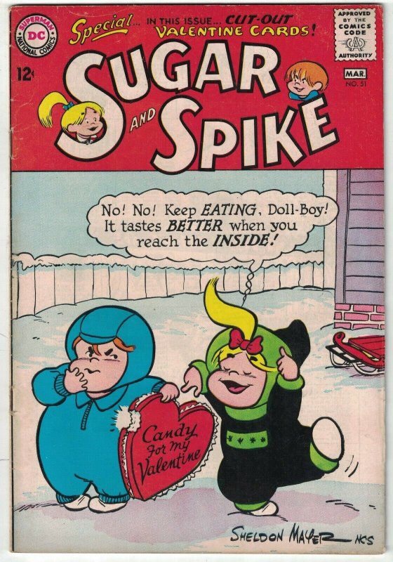 Sugar And Spike #51 VG; DC | low grade comic - Valentine’s Day issue