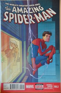 The Amazing Spider-Man #700.2 (2014) NM+ News stand, Rare!