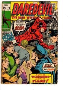 Lot Of 4 Daredevil Marvel Comic Books # 69 70 71 72 VG Range Foggy Karen RH2