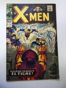 The X-Men #25 (1966) 1st App of El Tigre! VG+ Condition moisture stain bc