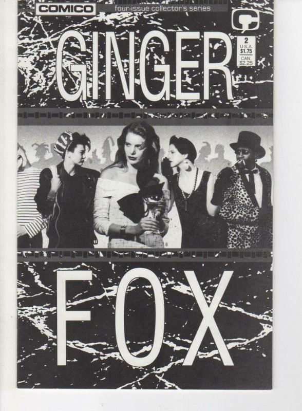 GINGER FOX #2, NM-, Pander Bros., Comico, 1988, more in store