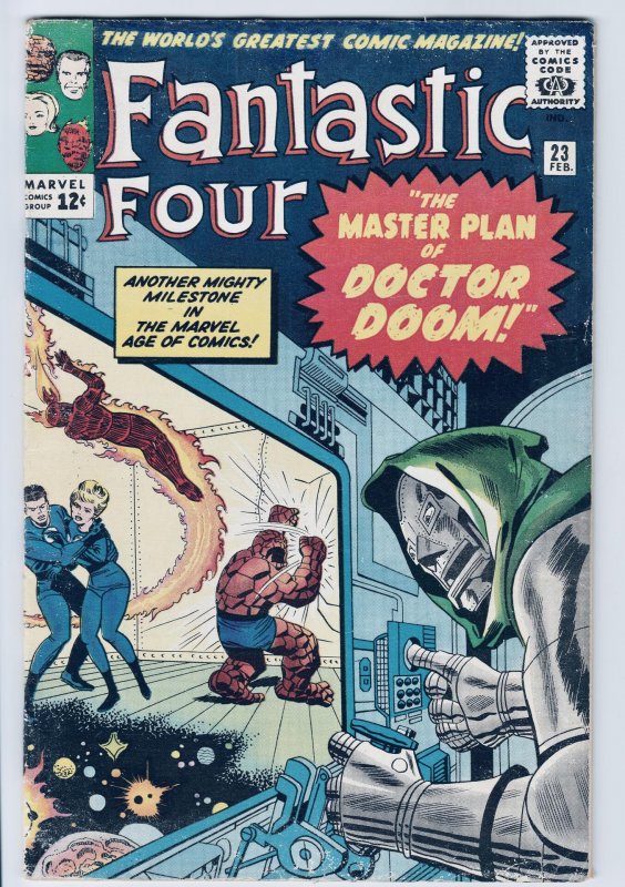 Fantastic Four #23 (1964) Super Nice FF! 6.5