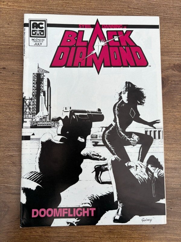 Black Diamond # 2 NM AC Comic Book Sybil Danning Doomflight Gulacy 19 J282