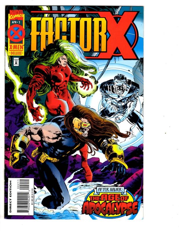 4 Factor X Marvel Comic Books # 1 2 3 4 X-Men Apocalypse Cyclops Cable JB3