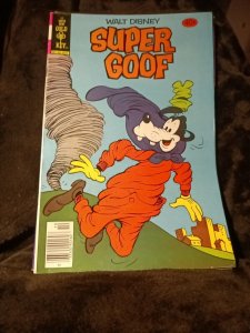 Super Goof 5 Issue Bronze Age Gold Key Comics Lot Run Set Collection Goofy...