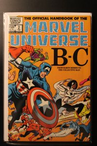 The Official Handbook of the Marvel Universe #2 Direct Edition (1983)