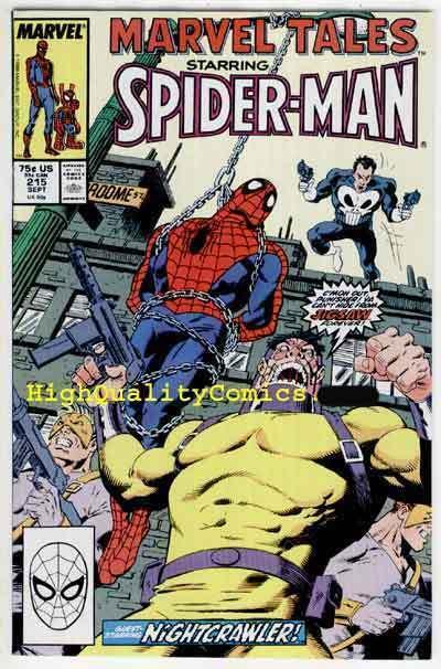 MARVEL TALES #215, NM, Spider-man, Punisher,Ross Andru, more Spidy in store