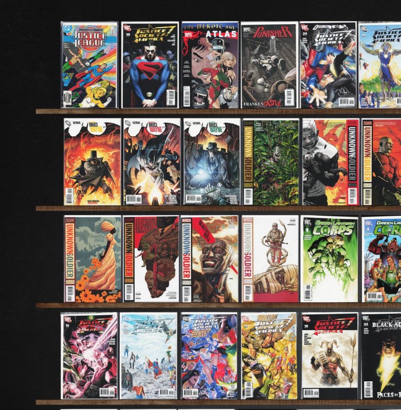 Huge Lot 150+ Comics with Unknown Soldier, Justice League International & More!