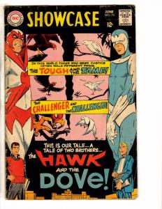 Showcase # 75 GD/VG DC Comic Book Feat. Hawk & Dove 1st Appearance JG1