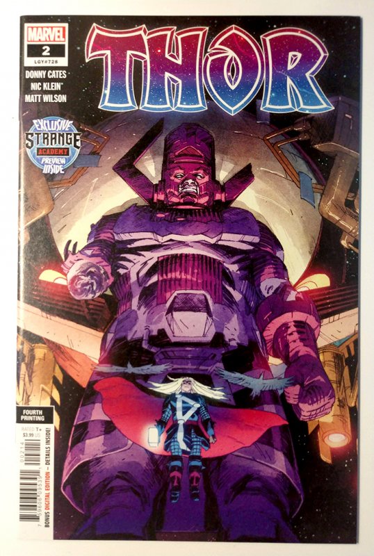 Thor #2 (9.4, 2020) 4th Print Cover