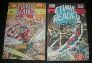 1979 THE COMIC READER Fanzine #168 VF #169 VF- Ant-Man / Captain Marvel