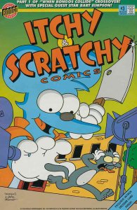 Itchy And Scratchy Comics #3 (with card) VF ; Bongo | Simpsons