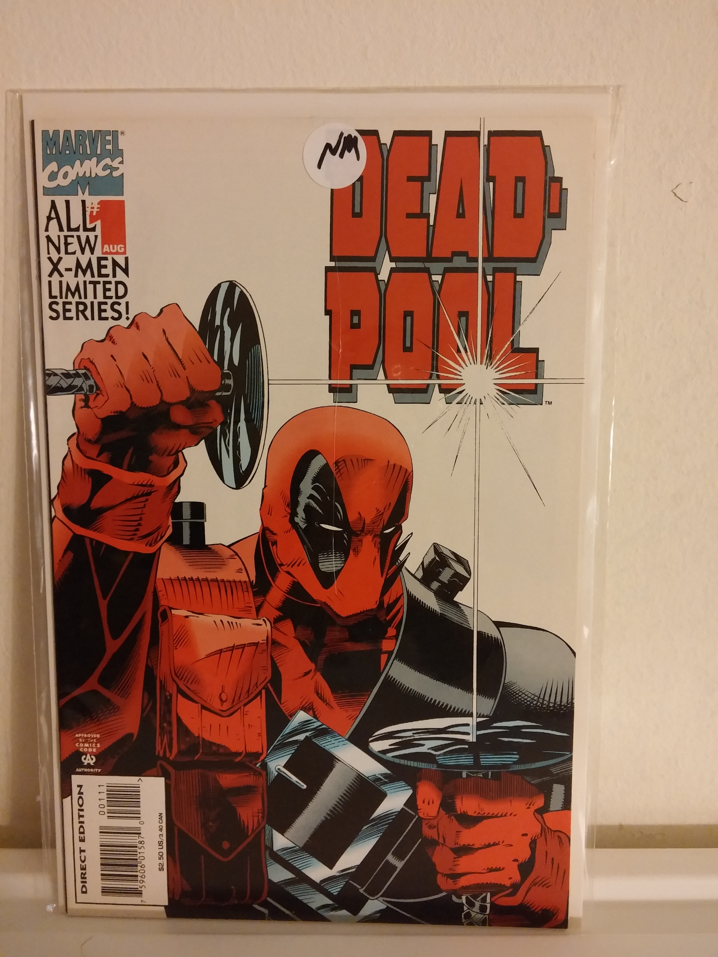 Deadpool 1 1st Apperance Of T Ray Blind Al Marvel Comic Book