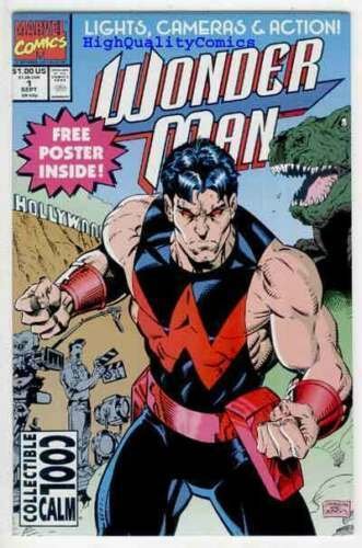 WONDER MAN #1, NM+, Terry Austin, 1991, with Poster, more Marvel in store 