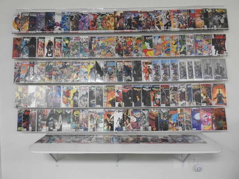 Huge Lot of 130+ Comics W/ Spider-Man, Batman, Robin! Avg. VF Condition!