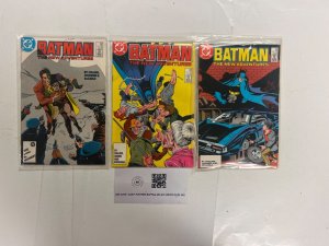 3 Batman DC Comic Books # 408 409 410 Robin Superman Wonder Woman 40 JS55