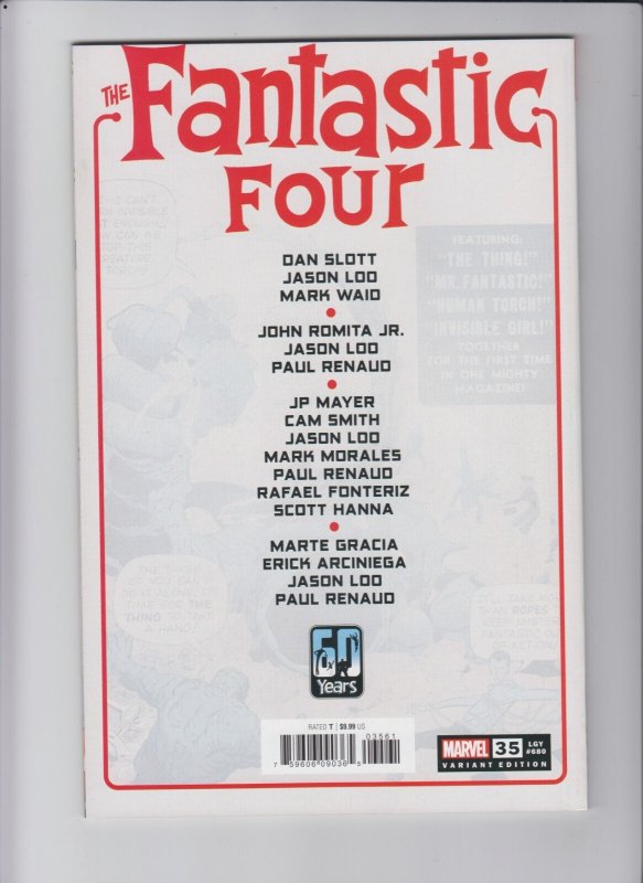 Fantastic Four #35 - Betsy Cola Variant Cover, John Romita Jr. Art (9.2) 2021