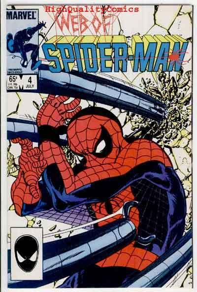 WEB of SPIDER-MAN #4,  NM+, Doctor Octopus, Webbing, 1985, more in store