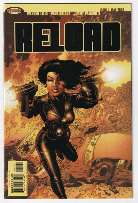 Reload #1 May 2003 WildStorm Warren Ellis Paul Gulacy Jimmy Palmiotti