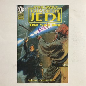 Star Wars Tales Of The Jedi Sith War 3 1995 Signed by Kevin Anderson Dark Horse