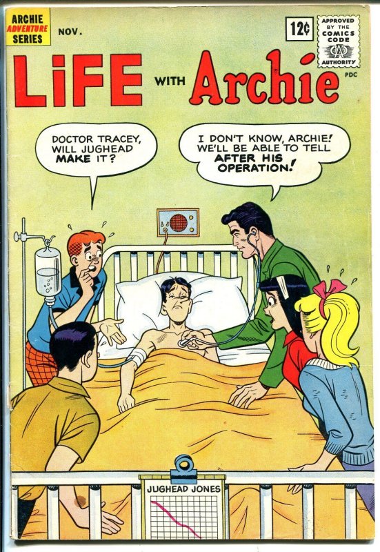 Life With Archie #17 1962-MLJ-Betty-Veronica-Jughead  in hospital-VG-