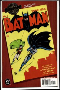 Batman #1 Millennium Edition Cover (2001) Batman and Robin [Key Issue]