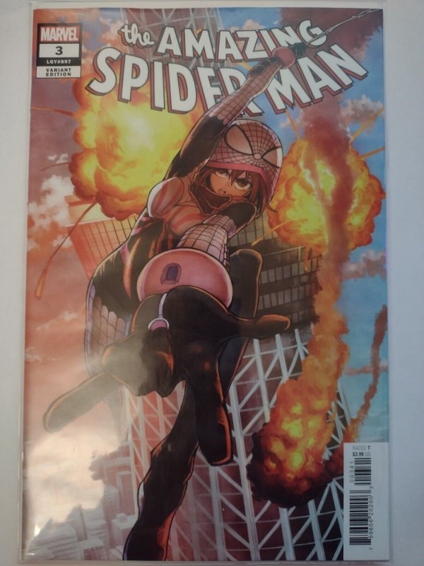 Amazing Spider-Man #3 1:100 Hikaru Uesugi Variant Comic Marvel 2022 ???