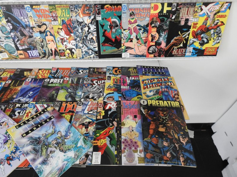 Huge Lot of 180+ Comics W/ Wonder Woman, Wolverine, Superman Avg. VF- Condition!