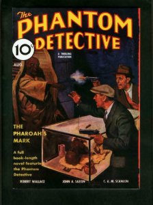 PHANTOM DETECTIVE AUG 1935 PULP REPRINT-PHARAOHS MARK-ADVENTURE HOUSE VF/NM