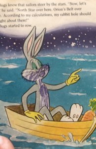 Bugs bunny marooned 1985 Little Golden book see pics