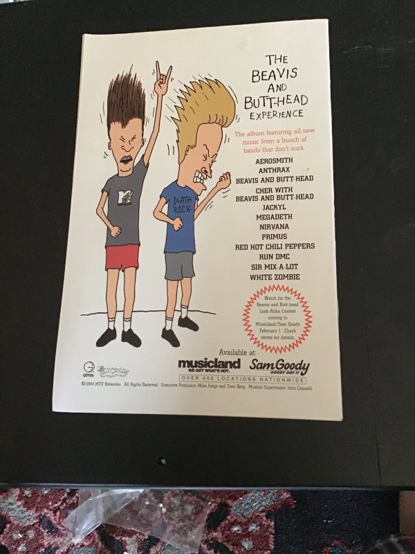Beavis & Butt-Head #1 (1994) 1st issue key! NM- Dental Hygiene Dilemma Cover Wow
