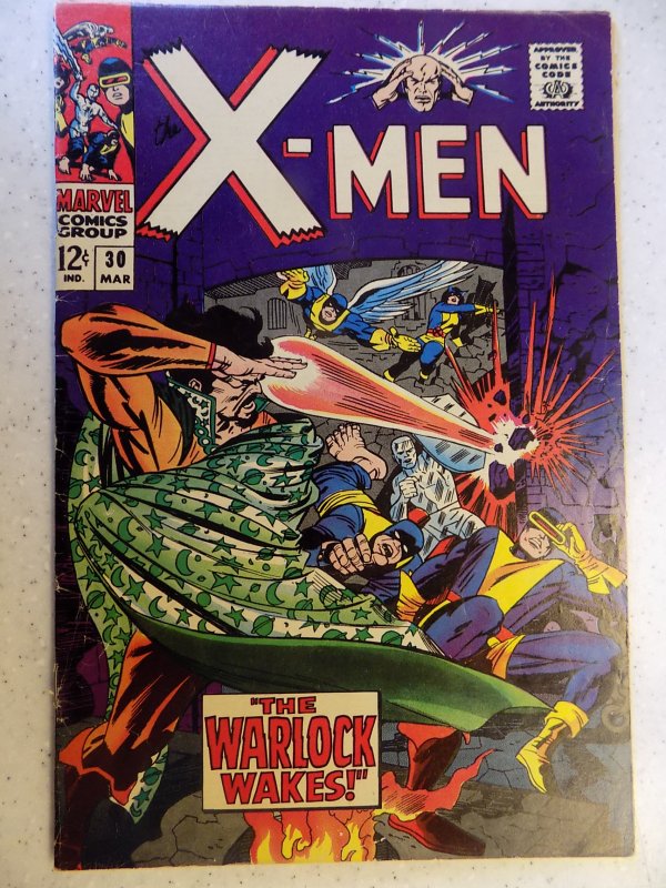 X-MEN # 30 MARVEL SILVER ACTION MUTANTS VG/FN