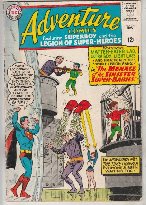 Adventure Comics #338 (Nov-65) FN+ Mid-High-Grade Legion of Super-Heroes, Sup...