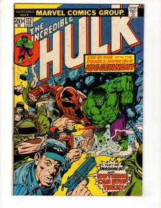 The Incredible Hulk #172 (1974) JUGGERNAUT Appearance / ID#260