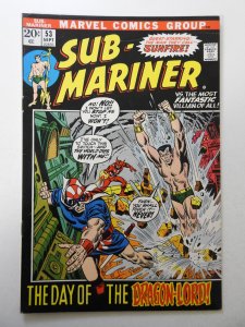 Sub-Mariner #53 (1972) FN Condition! stain fc