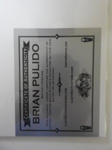 Lady Death  Scorched Earth #1 Signed W/COA