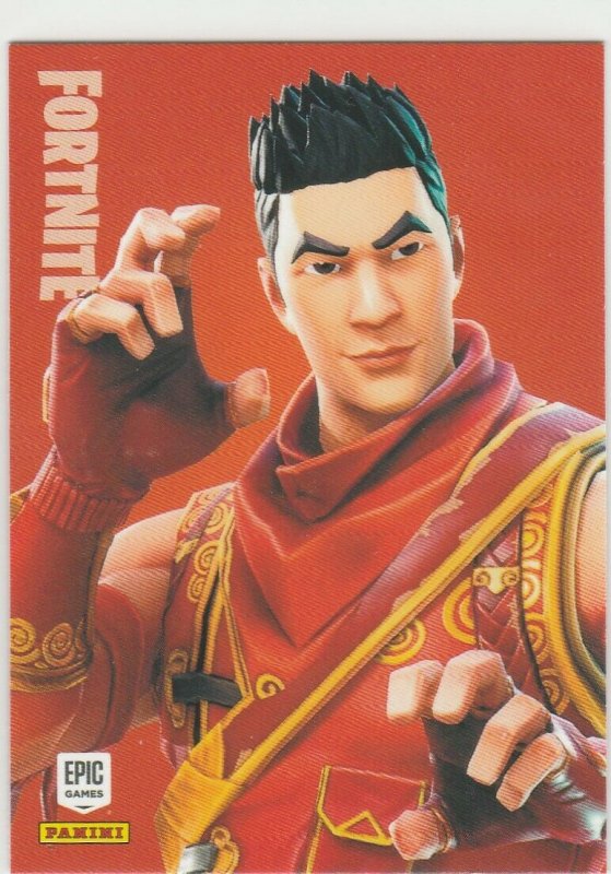 Fortnite Crimson Scout 123 Uncommon Outfit Panini 2019 trading card series 1