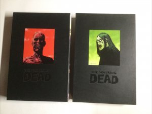 Walking Dead Hardcover Vol 1 and 2 Nm- 9.2 Tpb Signed Tony Moore Image