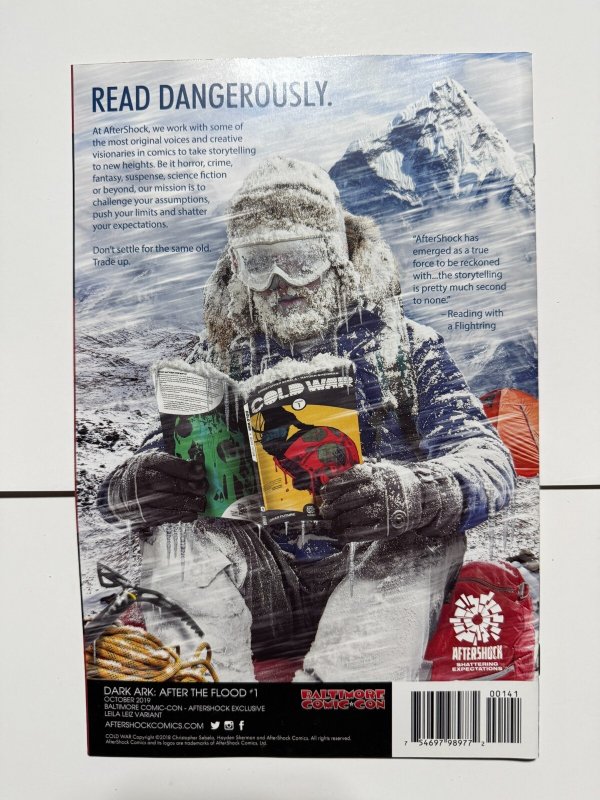 Dark Ark After The Flood #1 NM Signed Variant Cover Aftershock Comic Book 8 J402