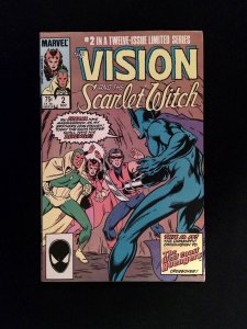Vision and the Scarlet Witch #2 (2ND SERIES) MARVEL Comics 1985 VF- 